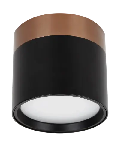 [4016110] RAKU 7W Ø75mm geborsteld brons + zwart