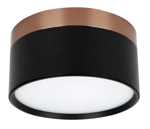 [4016112] RAKU 18W Ø136mm geborsteld brons + zwart