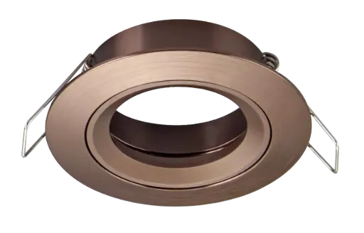 [4014273] SATURN inbouwspot vast GU10 (excl. Lamp) geborsteld brons 80mm