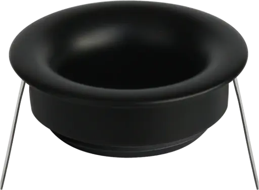 [8205081] Deep Deco micro ring zwart vaste spot