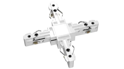 [TR0316W] MICRO LINE Mini Track X-connector wit