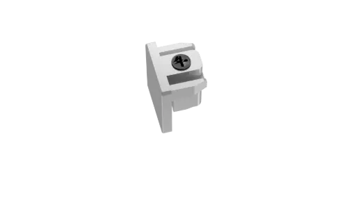 [TR0320W] MICRO LINE Mini Track eindkap wit