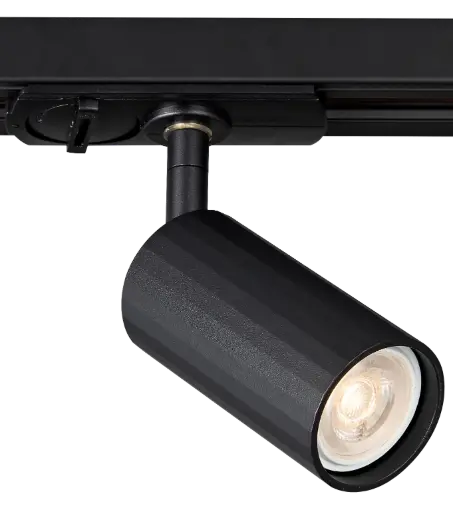 [TR01360B] ORYX monophase track spot deco lamp excl zwart