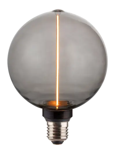 [8204258] E27 LED Globe Decoline G125 3,5W smokegrey 1800K dimbaar