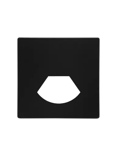 [3401502B] ARAH Cover SQ A-Beam Opening - Zwart